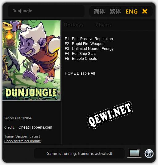 Dunjungle: ТРЕЙНЕР И ЧИТЫ (V1.0.80)