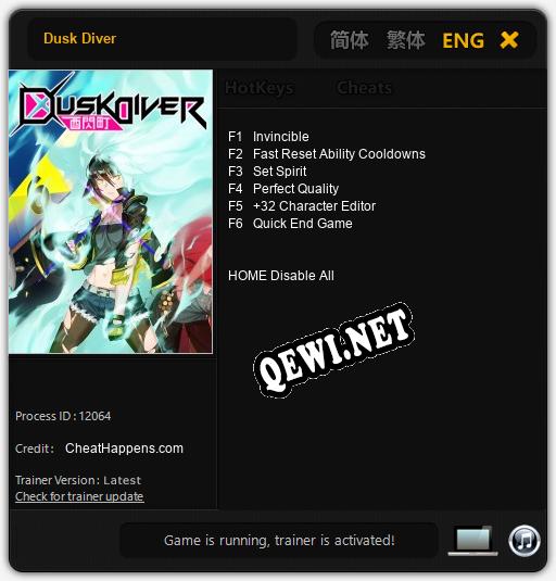 Dusk Diver: Трейнер +6 [v1.7]