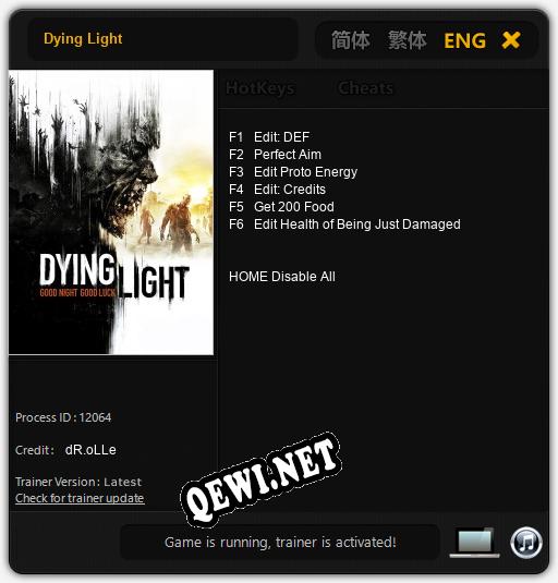 Dying Light: ТРЕЙНЕР И ЧИТЫ (V1.0.96)
