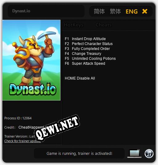Трейнер для Dynast.io [v1.0.3]