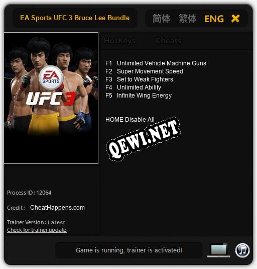 EA Sports UFC 3 Bruce Lee Bundle: Читы, Трейнер +5 [CheatHappens.com]