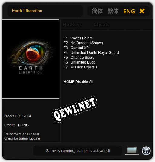 Earth Liberation: Трейнер +7 [v1.2]
