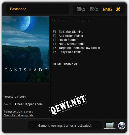 Eastshade: Трейнер +6 [v1.2]