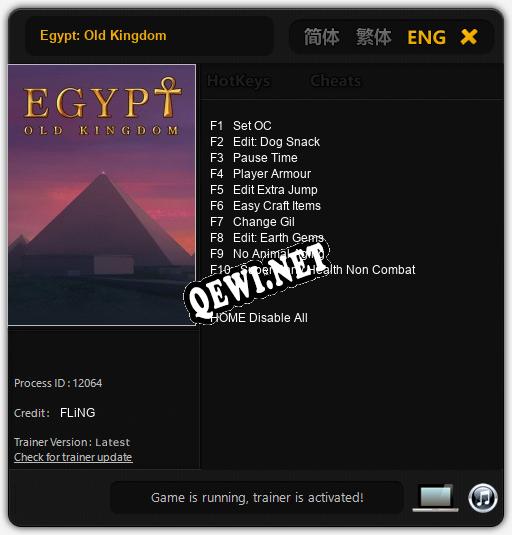 Egypt: Old Kingdom: Читы, Трейнер +10 [FLiNG]