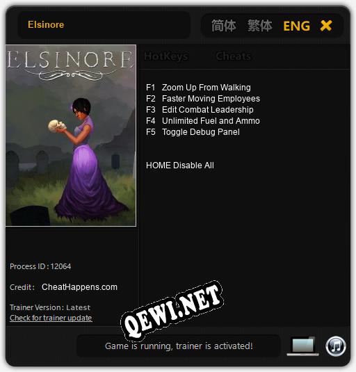 Elsinore: Читы, Трейнер +5 [CheatHappens.com]