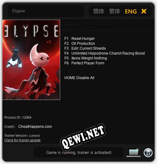 Elypse: ТРЕЙНЕР И ЧИТЫ (V1.0.13)