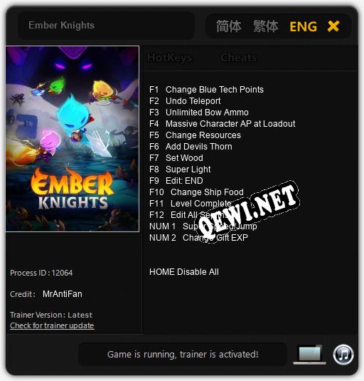 Ember Knights: Трейнер +14 [v1.6]