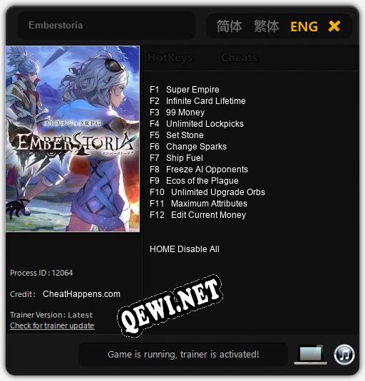 Emberstoria: ТРЕЙНЕР И ЧИТЫ (V1.0.71)