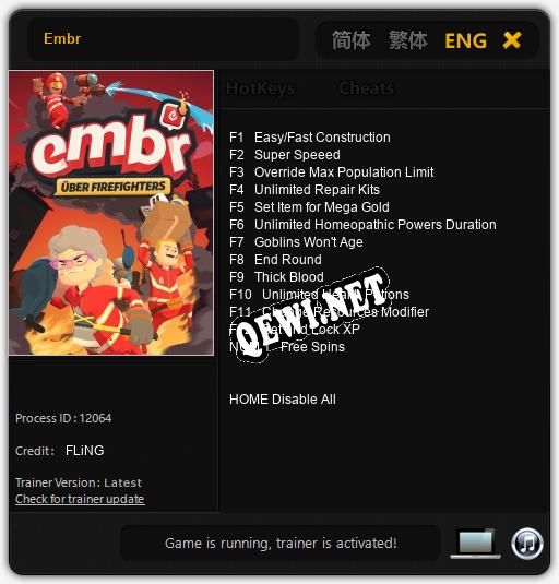 Embr: ТРЕЙНЕР И ЧИТЫ (V1.0.83)