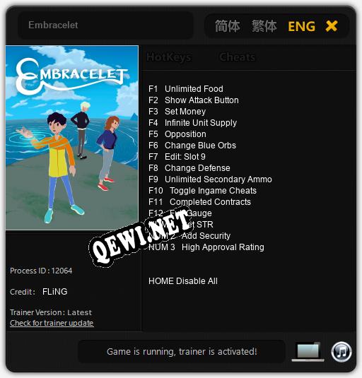 Embracelet: Трейнер +15 [v1.6]