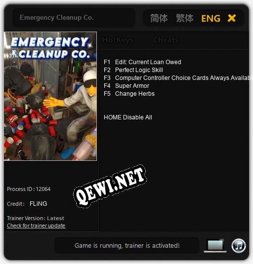 Emergency Cleanup Co.: Читы, Трейнер +5 [FLiNG]