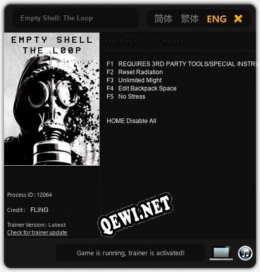 Empty Shell: The Loop: Читы, Трейнер +5 [FLiNG]