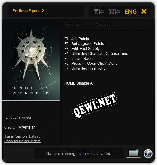 Трейнер для Endless Space 2 [v1.0.6]