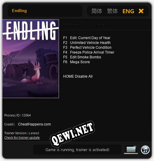 Endling: Читы, Трейнер +6 [CheatHappens.com]