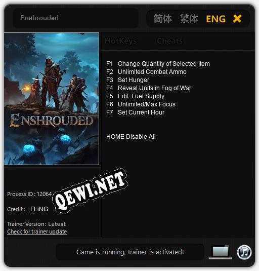Enshrouded: Трейнер +7 [v1.2]