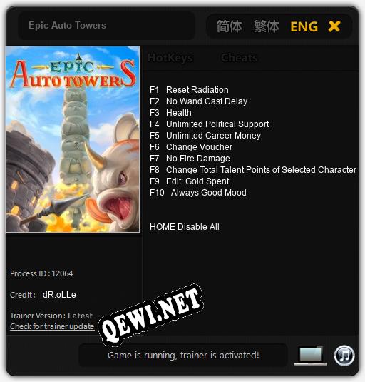 Epic Auto Towers: Читы, Трейнер +10 [dR.oLLe]