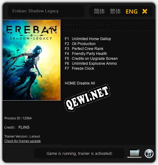 Ereban: Shadow Legacy: Трейнер +7 [v1.5]