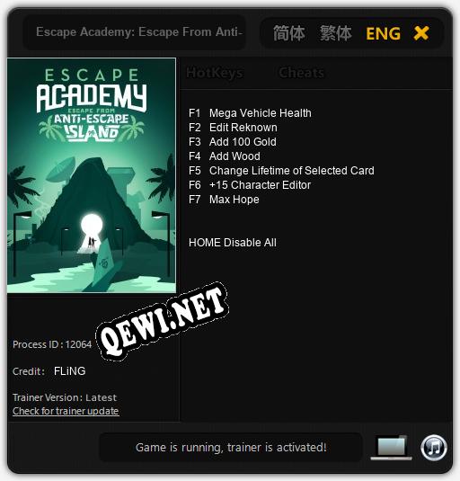 Escape Academy: Escape From Anti-Escape Island: ТРЕЙНЕР И ЧИТЫ (V1.0.25)