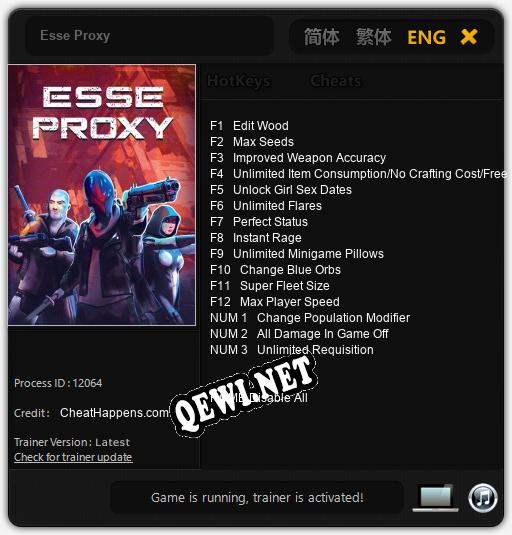 Esse Proxy: Читы, Трейнер +15 [CheatHappens.com]