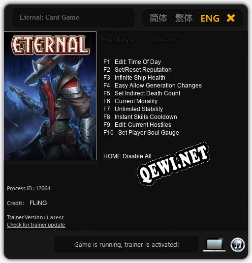 Eternal: Card Game: Трейнер +10 [v1.8]