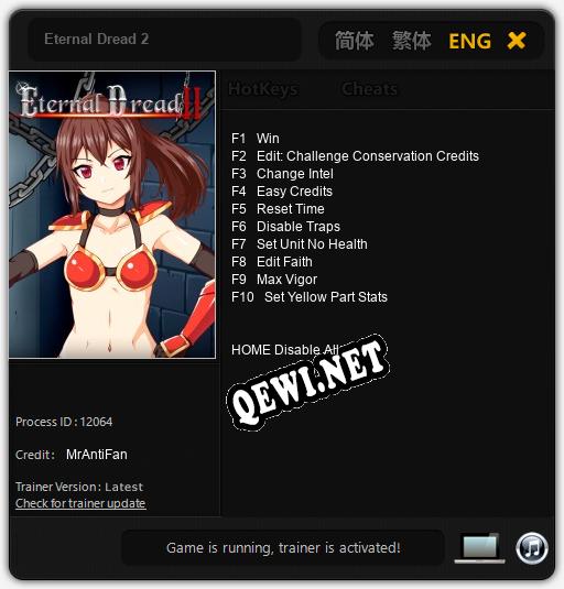 Eternal Dread 2: Читы, Трейнер +10 [MrAntiFan]