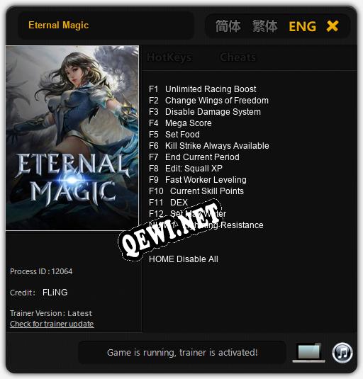 Eternal Magic: Читы, Трейнер +13 [FLiNG]
