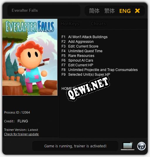 Everafter Falls: Трейнер +9 [v1.4]