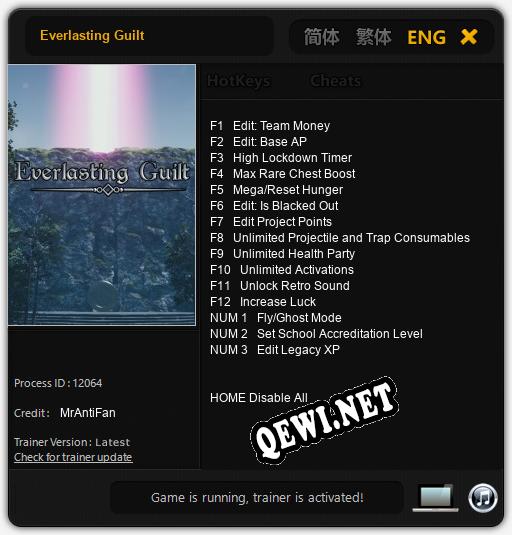 Everlasting Guilt: Читы, Трейнер +15 [MrAntiFan]