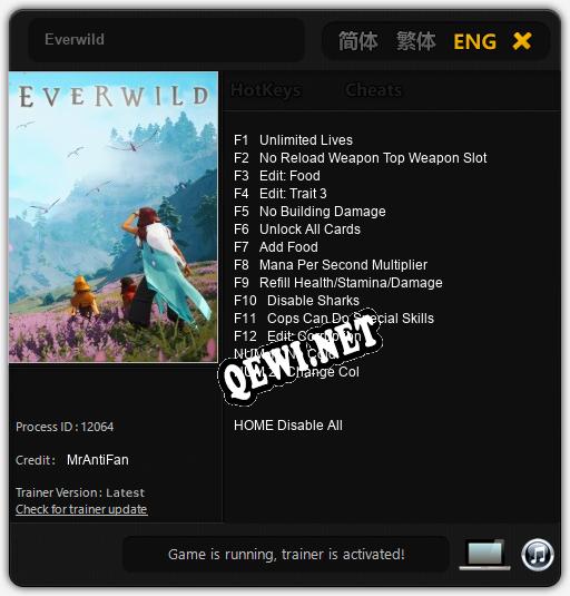 Everwild: Читы, Трейнер +14 [MrAntiFan]