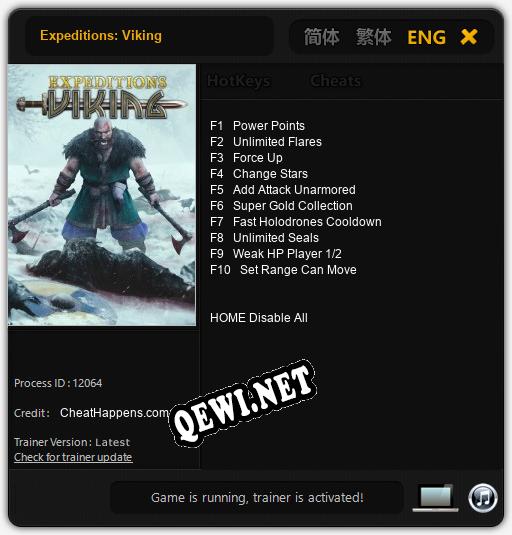 Трейнер для Expeditions: Viking [v1.0.4]