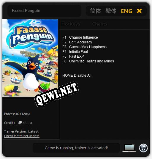 Faaast Penguin: Читы, Трейнер +6 [dR.oLLe]