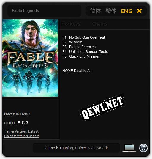 Fable Legends: Читы, Трейнер +5 [FLiNG]
