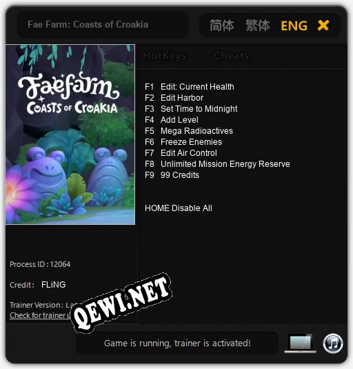 Fae Farm: Coasts of Croakia: Читы, Трейнер +9 [FLiNG]