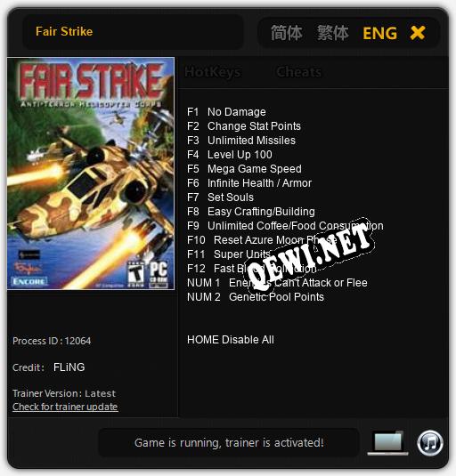 Fair Strike: ТРЕЙНЕР И ЧИТЫ (V1.0.45)