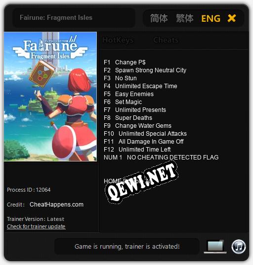 Fairune: Fragment Isles: Трейнер +13 [v1.1]