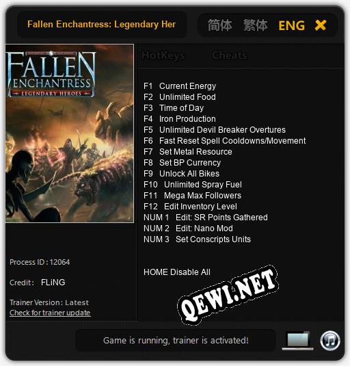 Fallen Enchantress: Legendary Heroes: ТРЕЙНЕР И ЧИТЫ (V1.0.88)