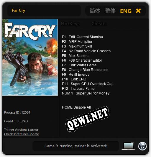 Far Cry: ТРЕЙНЕР И ЧИТЫ (V1.0.63)
