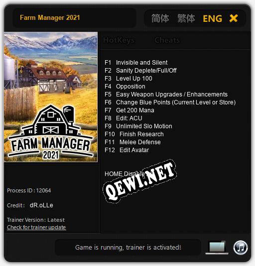 Farm Manager 2021: ТРЕЙНЕР И ЧИТЫ (V1.0.67)