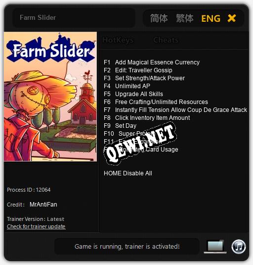 Farm Slider: Трейнер +12 [v1.5]