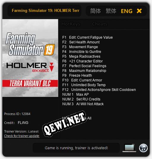 Farming Simulator 19: HOLMER Terra Variant: Читы, Трейнер +15 [FLiNG]