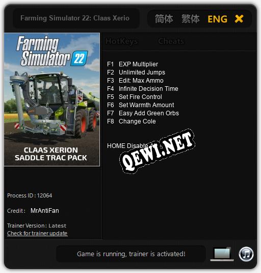 Farming Simulator 22: Claas Xerion Saddle Trac: ТРЕЙНЕР И ЧИТЫ (V1.0.92)