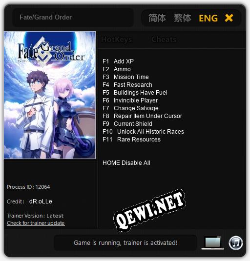 Fate/Grand Order: ТРЕЙНЕР И ЧИТЫ (V1.0.79)