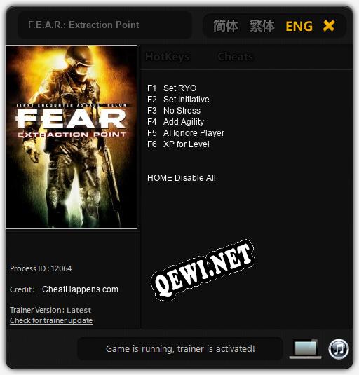 Трейнер для F.E.A.R.: Extraction Point [v1.0.2]