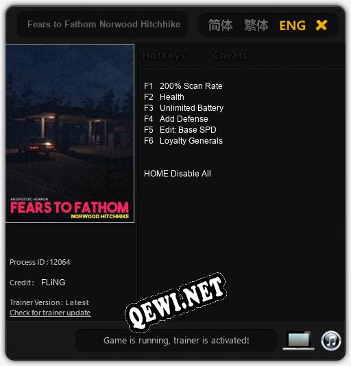 Fears to Fathom Norwood Hitchhike: Читы, Трейнер +6 [FLiNG]