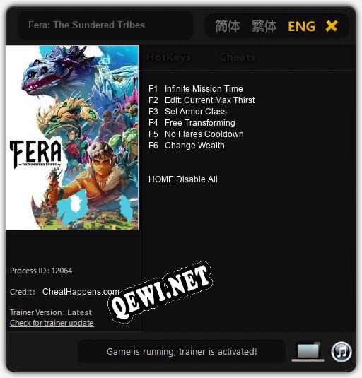 Fera: The Sundered Tribes: Читы, Трейнер +6 [CheatHappens.com]