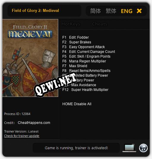 Field of Glory 2: Medieval: ТРЕЙНЕР И ЧИТЫ (V1.0.91)