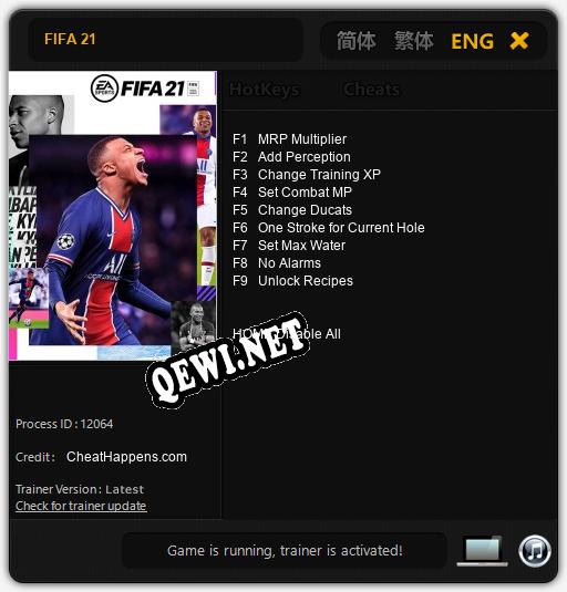FIFA 21: ТРЕЙНЕР И ЧИТЫ (V1.0.71)