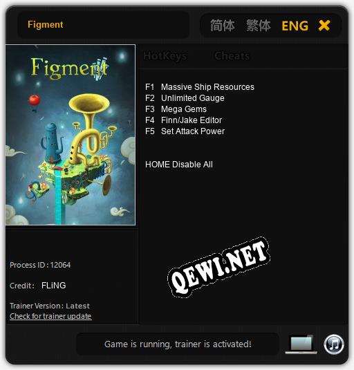 Figment: Читы, Трейнер +5 [FLiNG]
