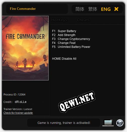 Трейнер для Fire Commander [v1.0.4]