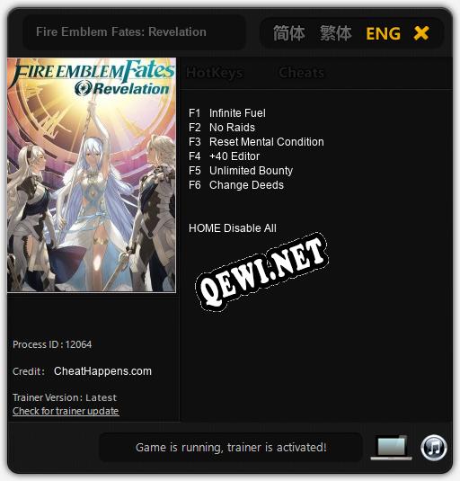Fire Emblem Fates: Revelation: Трейнер +6 [v1.3]